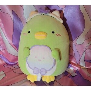 San-X Sumikko Gurashi Plush Green Penguin 14" Bears Toys Children's Gift Plushie